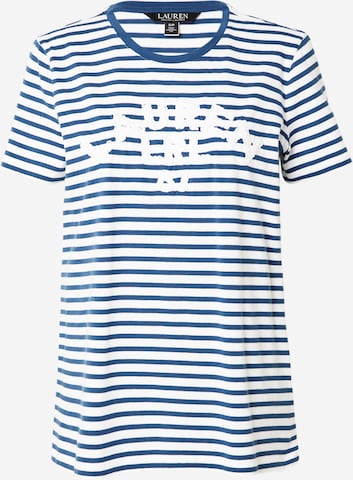 T-shirt 'KATLIN' Lauren Ralph Lauren en bleu : devant