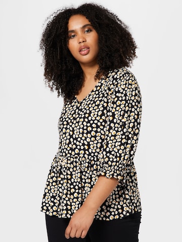 Camicia da donna di Dorothy Perkins Curve in nero: frontale