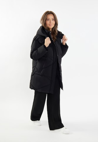 usha WHITE LABEL Winter Coat in Black