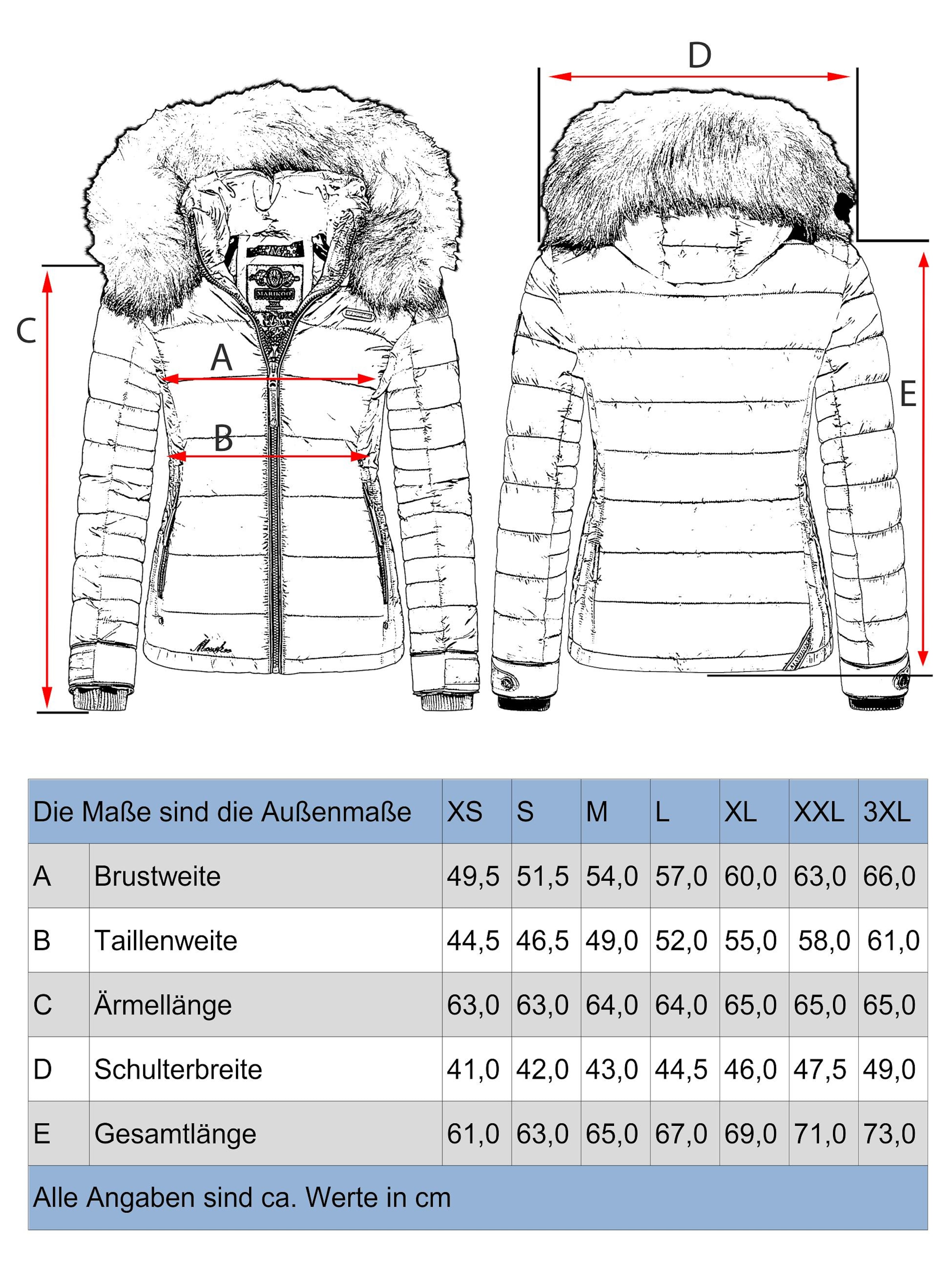 Giacca invernale 'Lerikaa' di MARIKOO in verde