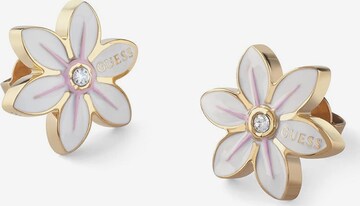 GUESS Earrings 'White Lotus' in Gold: front