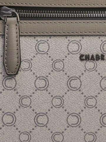 Chabrand Messenger 'Chabrand Sacoche en toile enduite garnie cuir Ecru Gris' i beige