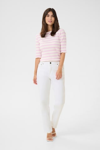 CULTURE Tapered Jeans 'Deva Ami' in White