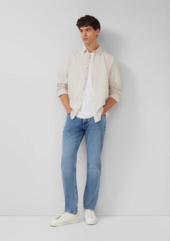 s.Oliver Regular Fit Hemd in Beige