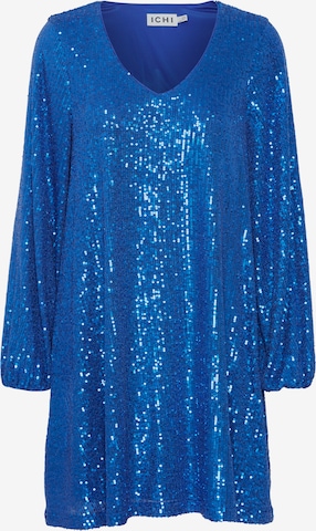 ICHI Φόρεμα 'FAUCI' σε μπλε: μπροστά