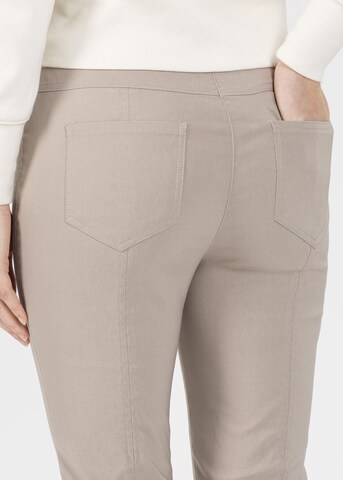 STEHMANN Slimfit Hose 'Igor' in Beige