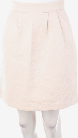 H&M Skirt in S in Beige: front