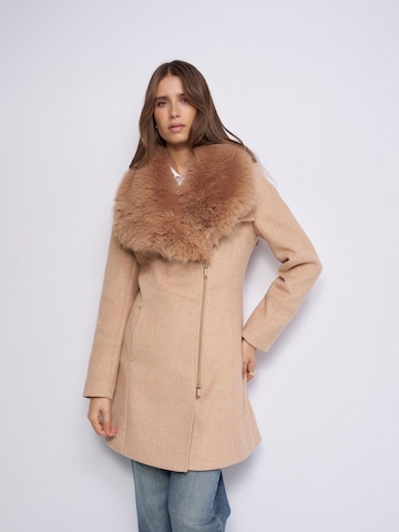 Manteau d’hiver 'Grace' Salsa Jeans en marron : devant