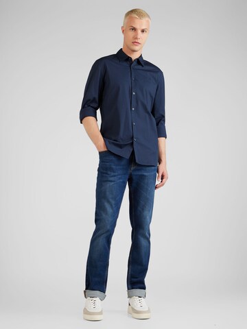 MUSTANG Regular fit Overhemd 'Casper' in Blauw