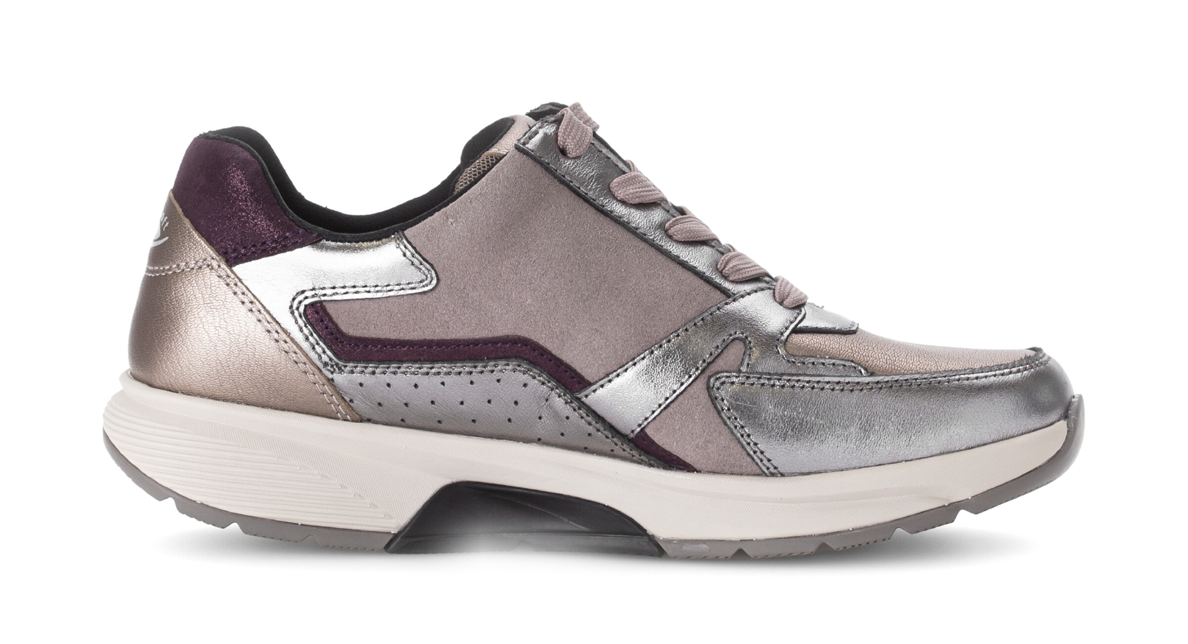 Gabor Rollingsoft Lace-Up Shoes in Grey