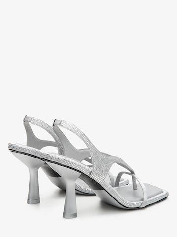 Estro Sandaal '2238-11' in Zilver