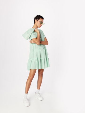 VERO MODA Shirt Dress 'BUMPY' in Green