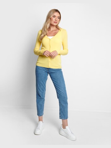 Threadbare Knit Cardigan 'Gracie' in Yellow