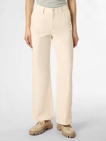 Regular Pantalon Franco Callegari en beige : devant