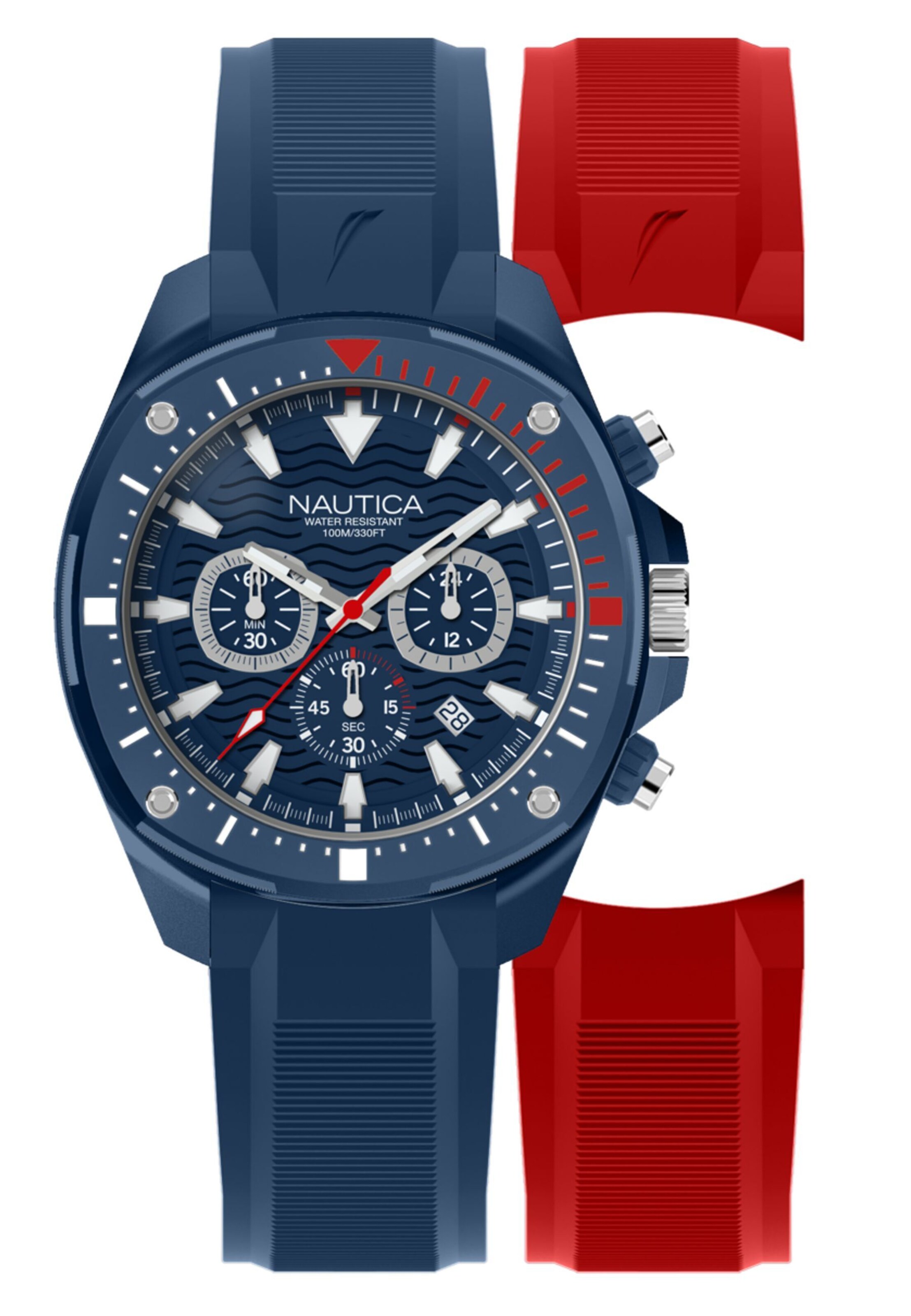 NAUTICA Analogt ur 'NCT BLUESAIL' i blå