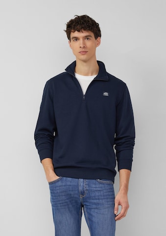 s.Oliver Sweatshirt in Blauw: voorkant