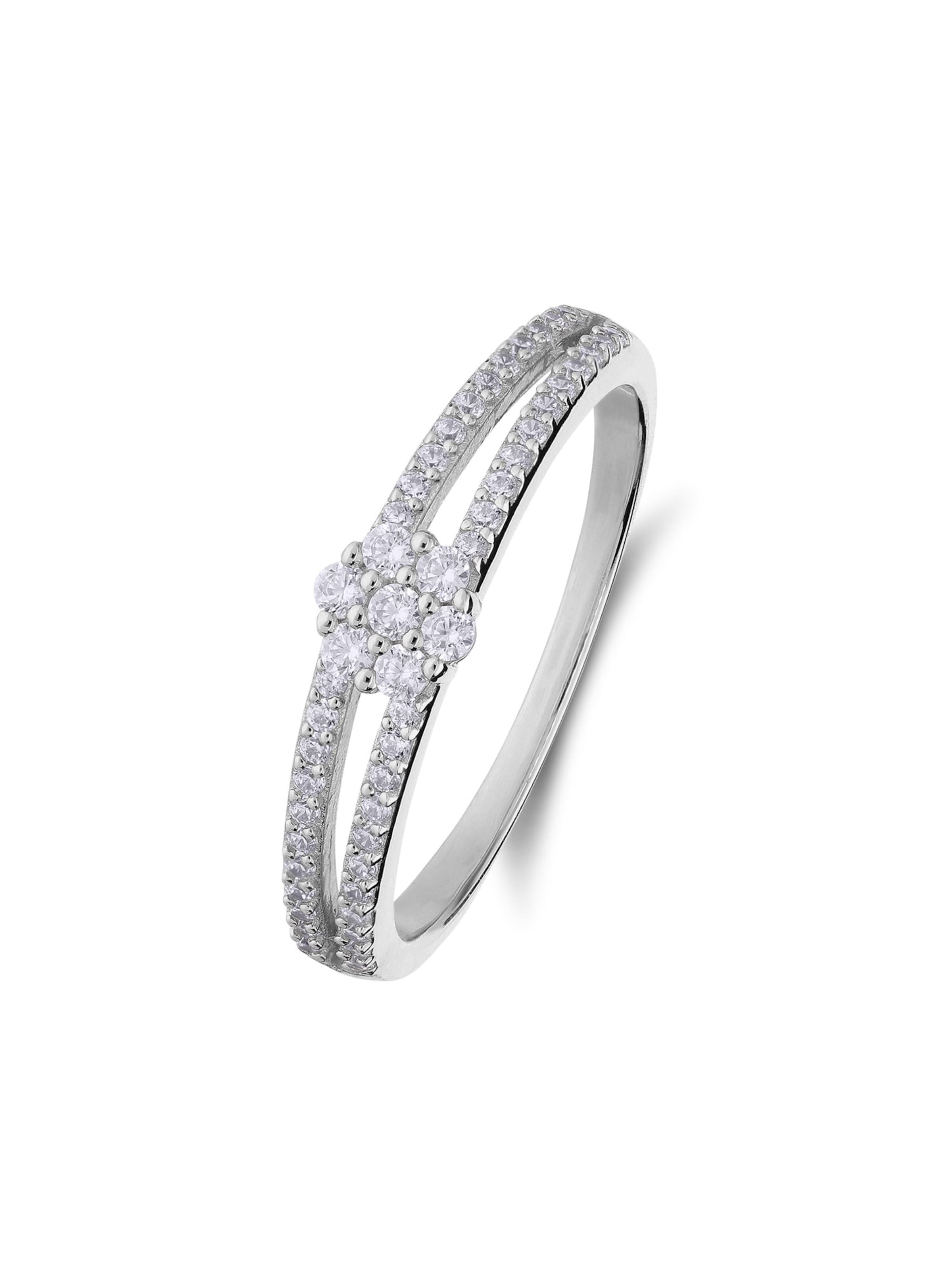 Bague 'Chic' Lucardi en argent : devant