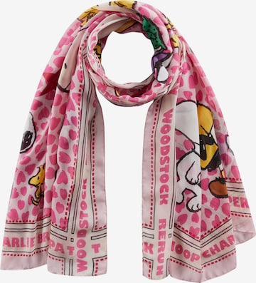 CODELLO Scarf 'Peanuts' in Pink: front