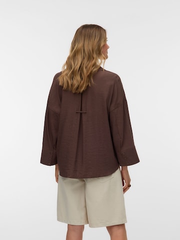 VERO MODA Blouse 'VMDoris' in Bruin