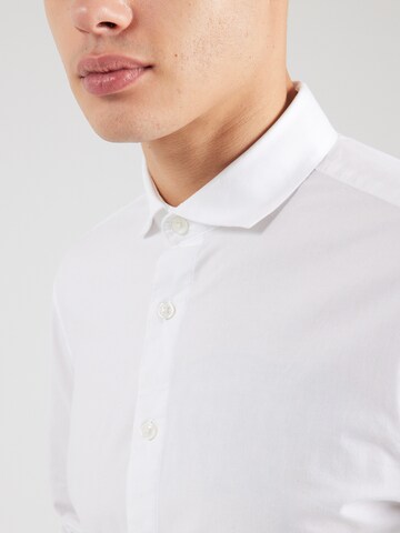 JACK & JONES Slim fit Business shirt 'JPRBLAJaxon' in White