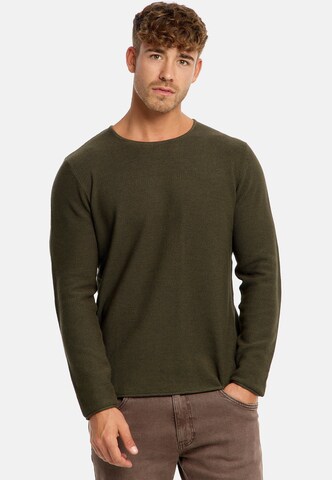 INDICODE JEANS Sweater 'Loakim' in Green