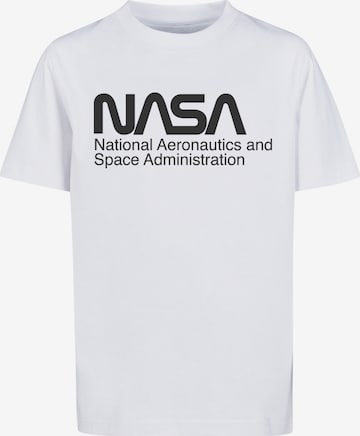 T-Shirt 'NASA' F4NT4STIC en blanc : devant