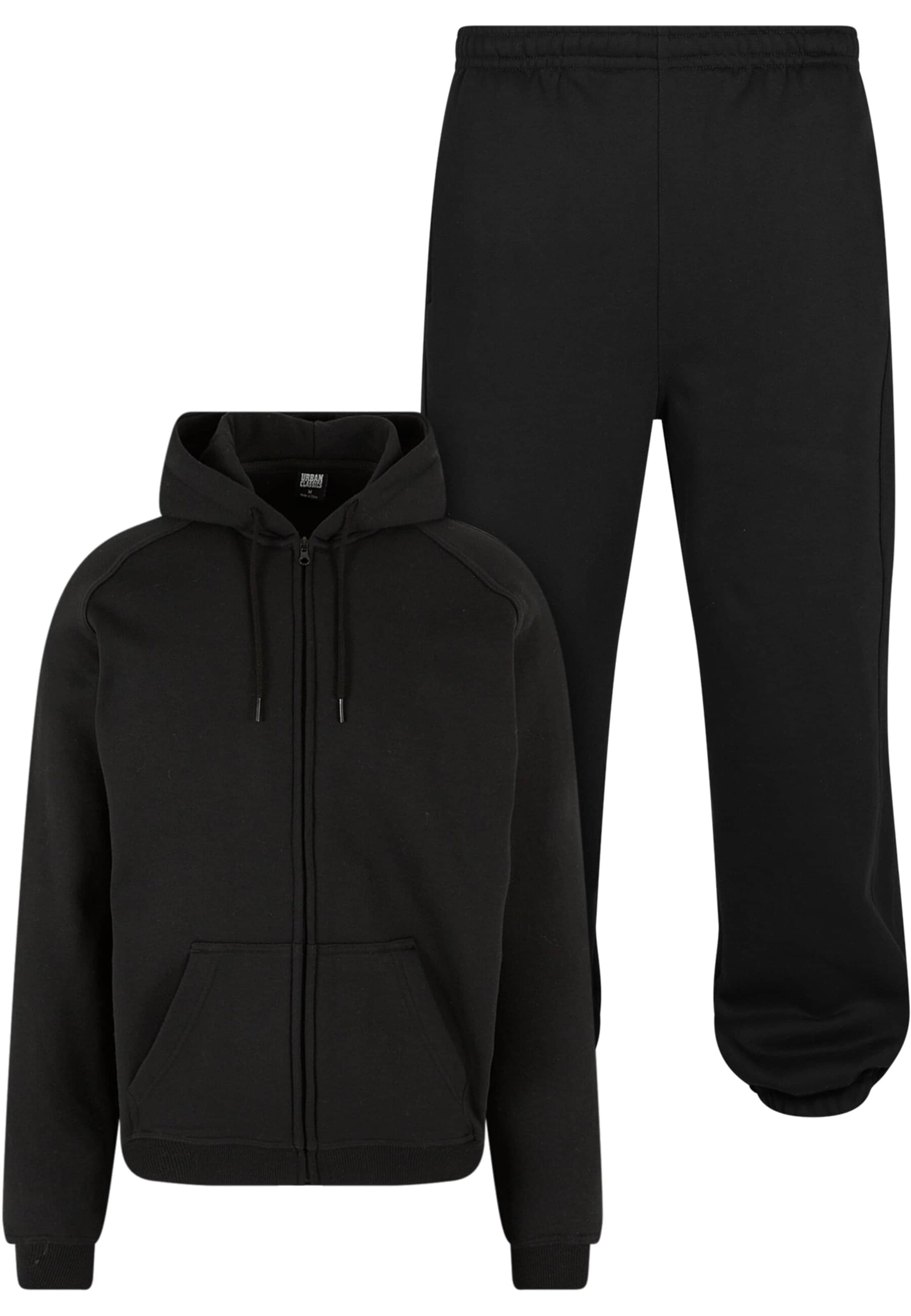 Urban Classics Sweat suit in Black ABOUT YOU