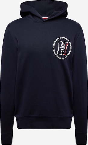 Sweat-shirt TOMMY HILFIGER en bleu : devant