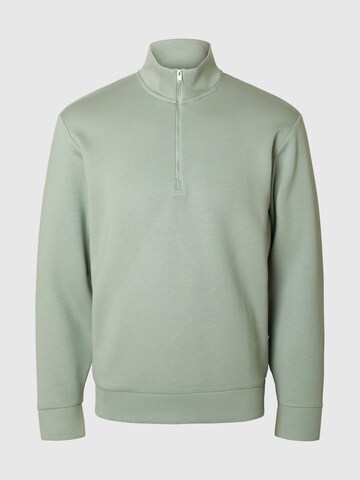SELECTED HOMME Sweatshirt in Green: front