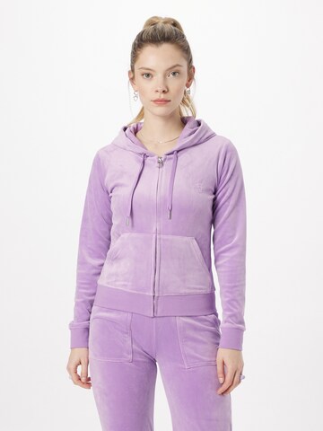 Juicy Couture Zip-Up Hoodie 'Robertson' in Purple: front