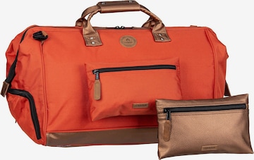 Cabaia Travel Bag in Orange: front