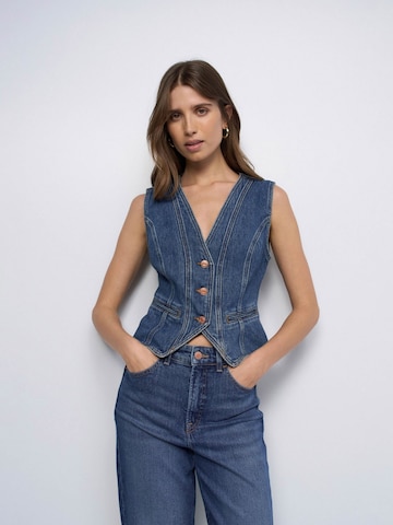 Salsa Jeans Vest in Blue: front