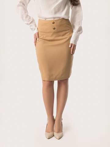 Quiosque - Falda en beige: frente