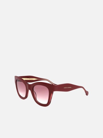 Carolina Herrera Sonnenbrille‌‌‌‌ in Rot: Vorderseite
