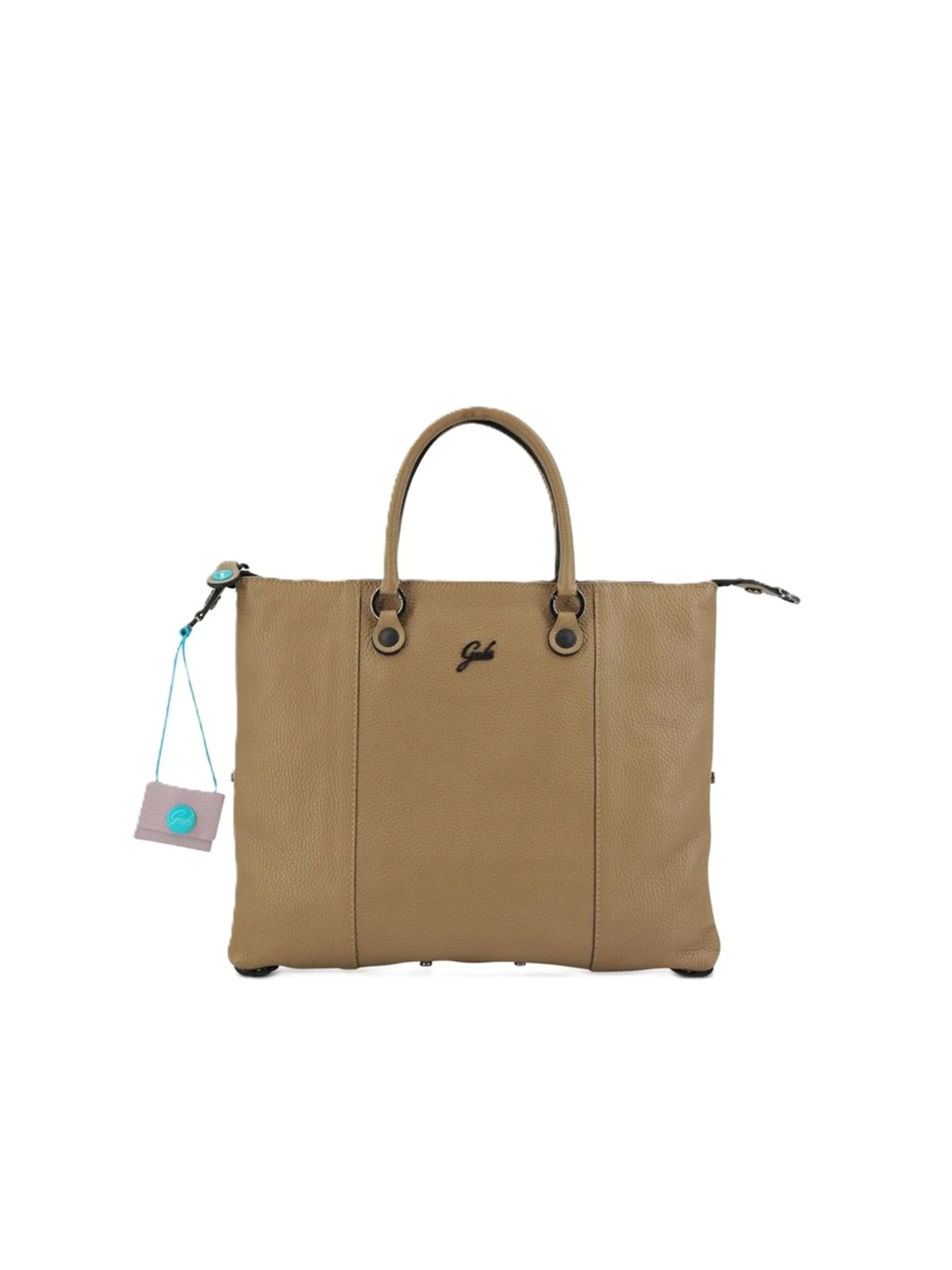 Borsa a spalla 'G3 plus bull black M' di Gabs in beige: frontale