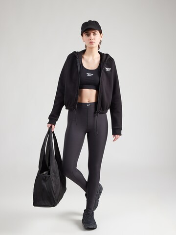 Reebok Αθλητική ζακέτα φούτερ 'HAVEN' σε μαύρο