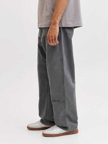 JACK & JONES - Loosefit Calças 'JPSTALEX' em cinzento