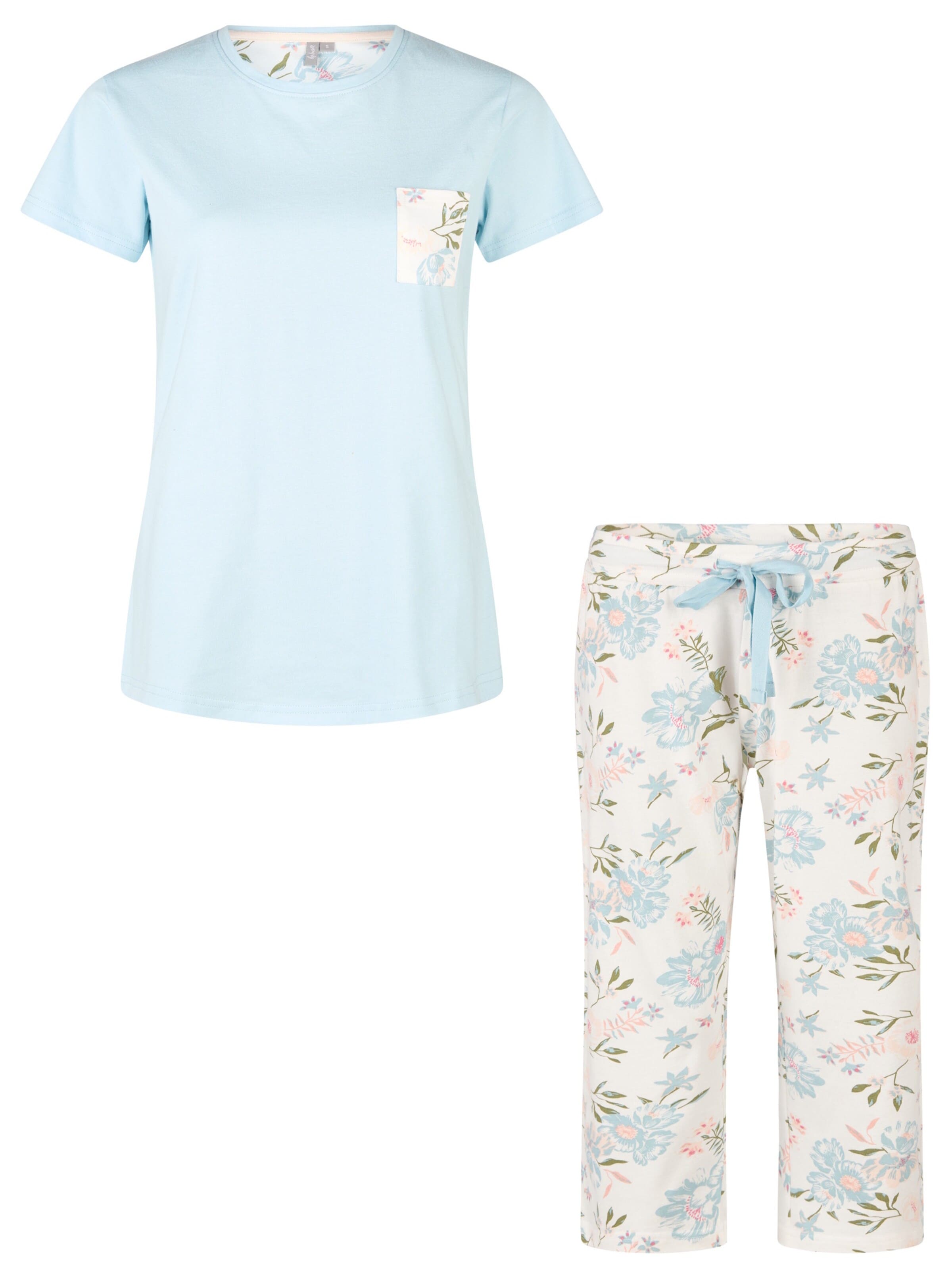 By Louise Pajama in Blue: front