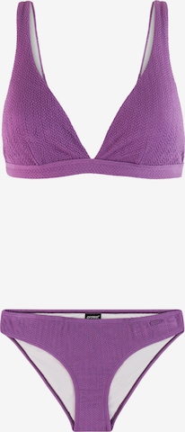 PROTEST Triangle Bikini 'PRTAnni' in Purple: front