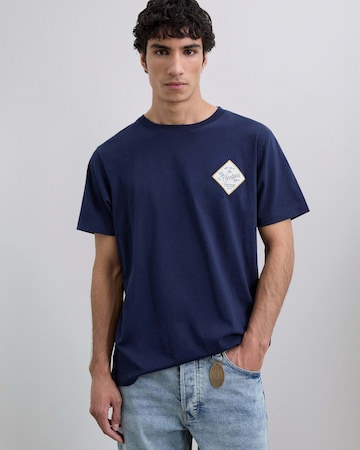 Scalpers Tričko - Modrá: predná strana