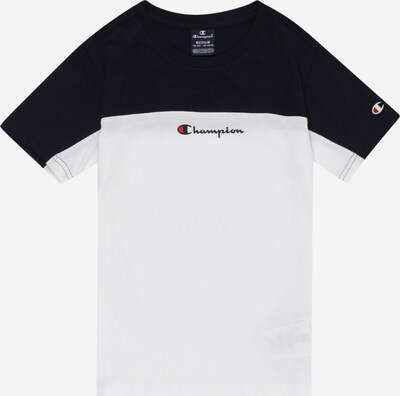 Champion Authentic Athletic Apparel T-Shirt en bleu nuit / blanc, Vue avec produit
