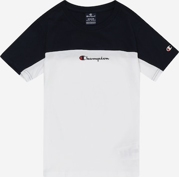 Champion Authentic Athletic Apparel Тениска в бяло: отпред