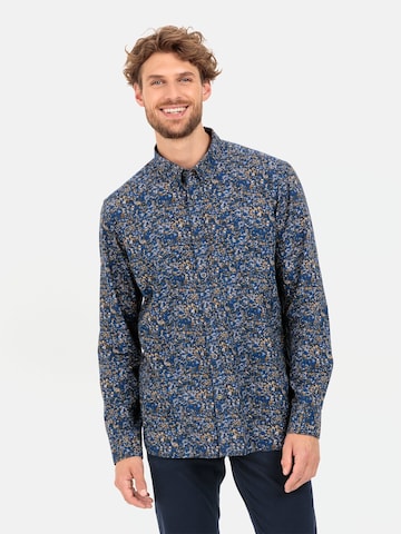 CAMEL ACTIVE Regular fit Button Up Shirt in Blue: front