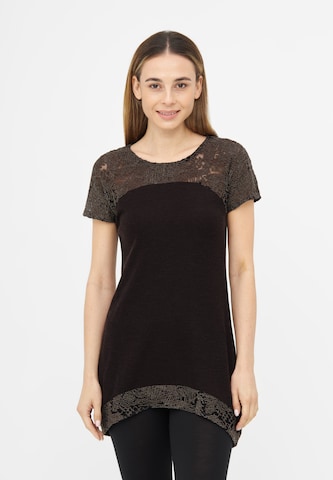 TOOche Shirt 'Brown Orchid' in Braun: Vorderseite