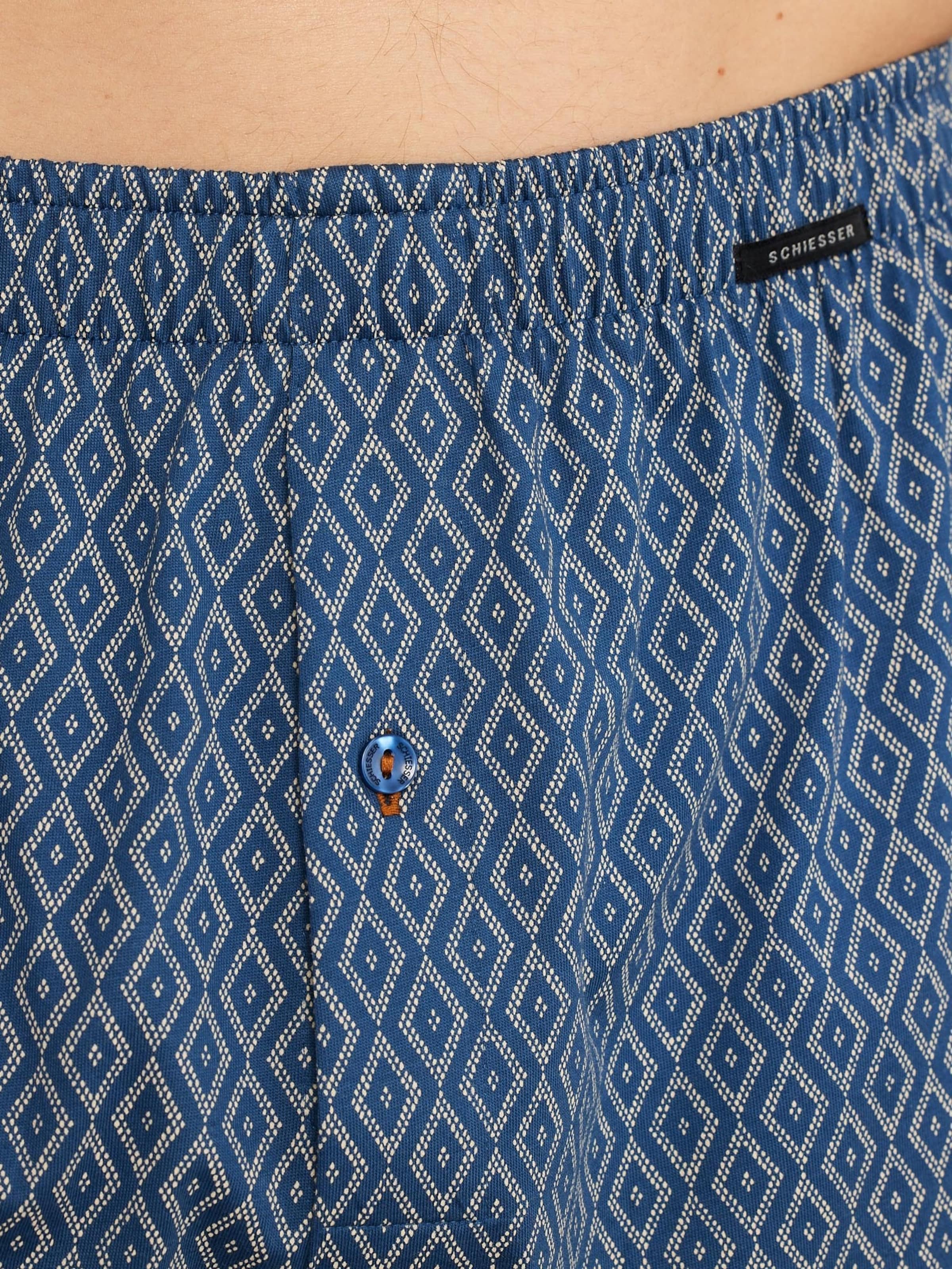 Boxers 'Basic' SCHIESSER en bleu