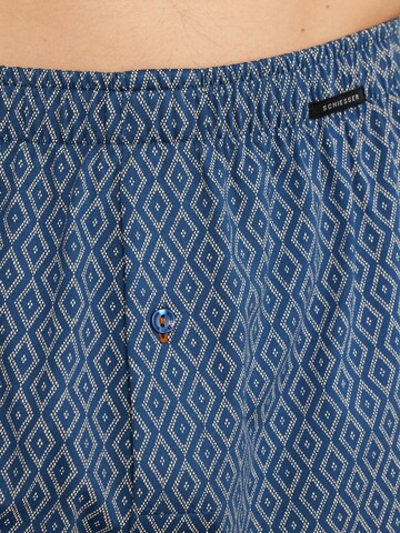 SCHIESSER Boxershorts 'Singel-Jersey' in Blauw