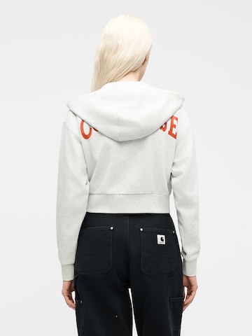 CONVERSE - Sudadera con cremallera en gris