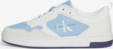 Baskets basses Calvin Klein Jeans en bleu : devant