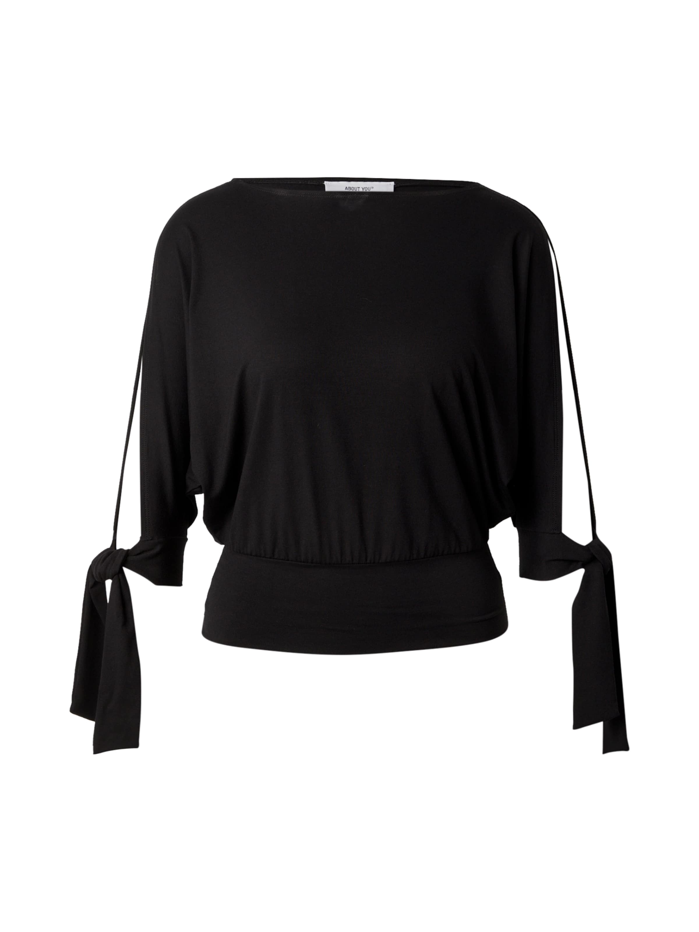 Tricou 'Teena' de la ABOUT YOU pe negru: față