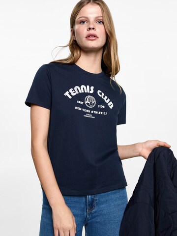 MANGO TEEN Shirt 'CLASSIC' in Blue